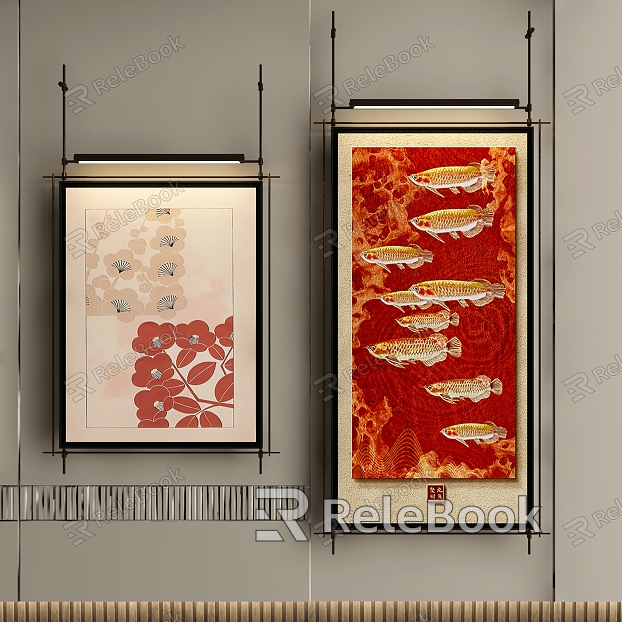 New Chinese Abstract Hanging Painting model