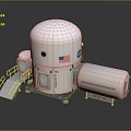 Sci-fi Capsule Space Capsule Hibernation Capsule Freezing Capsule Rest Capsule Rest Capsule 3d model