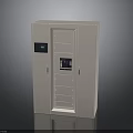 Modern Electronic Storage Cabinet With Digital Display And Control Panel