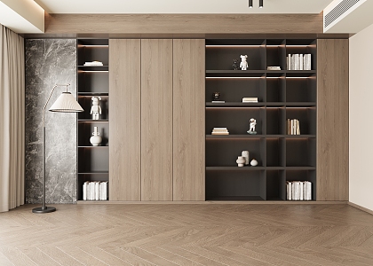 Italian Bookcase 3d model