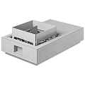 Modern Fireplace Designs in Black White and Gray with Flames