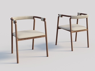 Chair Single Chair Dining Chair Leisure Chair 3d model