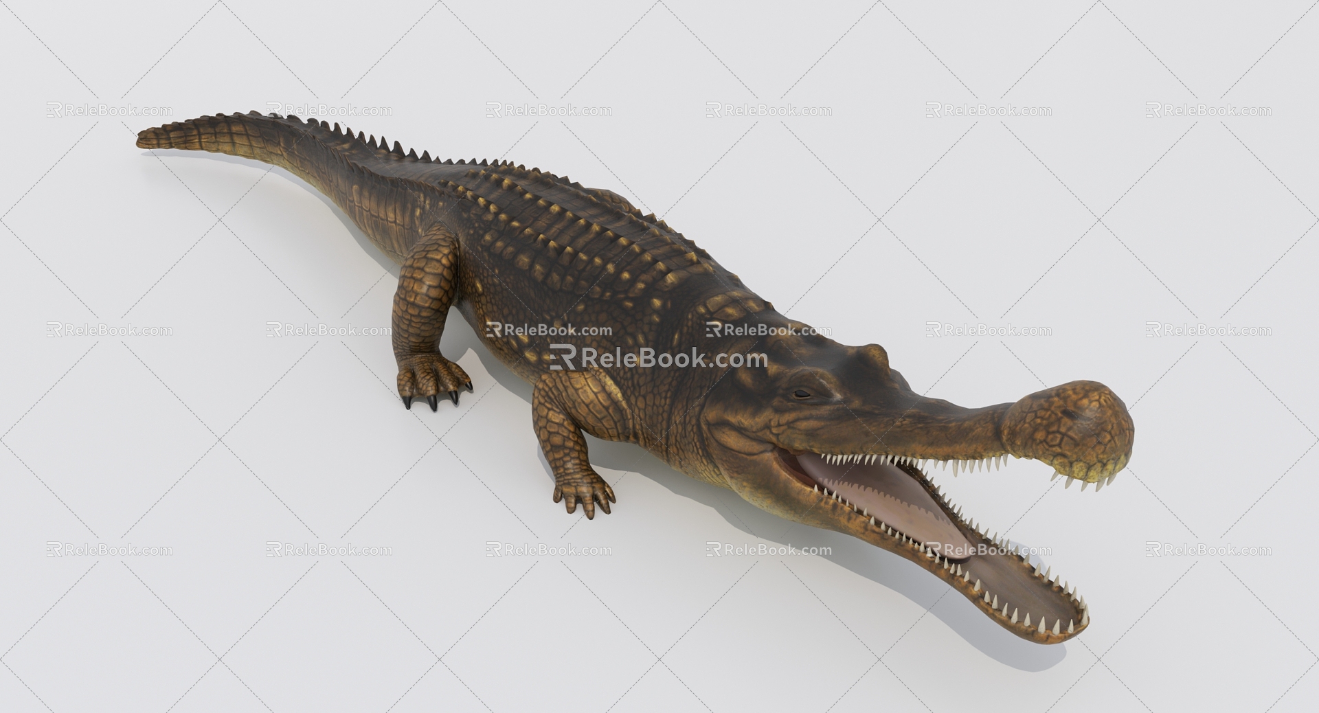 Modern Crocodile Alligator 3d model