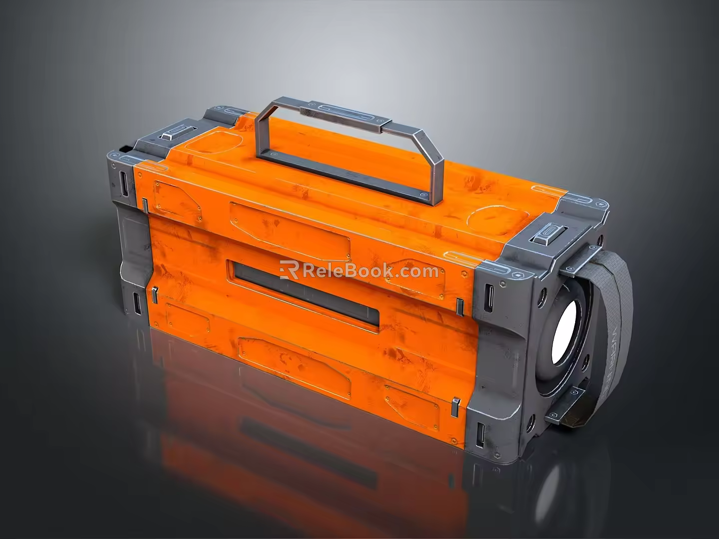 Modern Science Fiction Box Science Fiction Box Military Box Password Box 3d model