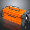 Modern Science Fiction Box Science Fiction Box Military Box Password Box 3d model