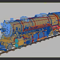 Exquisite Golden Steam Train Model Showcasing Detailed Vintage Design On Tracks
