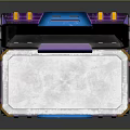 Durable Storage Box with Transparent Lid Blue Silver Yellow PURO Modern Design for Home