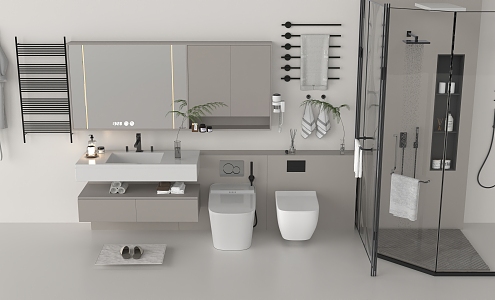 Modern sanitary ware 3d model