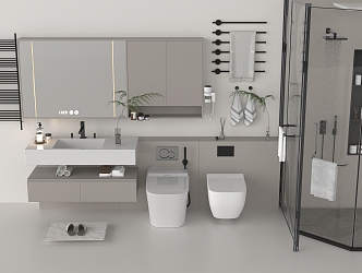 Modern sanitary ware 3d model