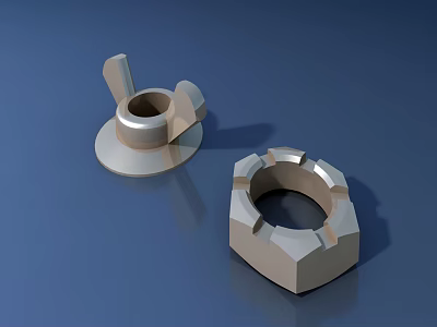 Durable High Strength Metal Components For Road Infrastructure Construction And Maintenance 3d model