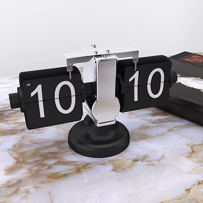 Modern clock boiling spark mechanical clock 3d model Modern clock boiling spark mechanical clock 3d model
