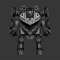 Game Movie Robot Character With Mechanical Armor And Detailed Metallic Design