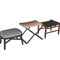 Shoe Changing Stool Sofa Stool Low Stool 3d model