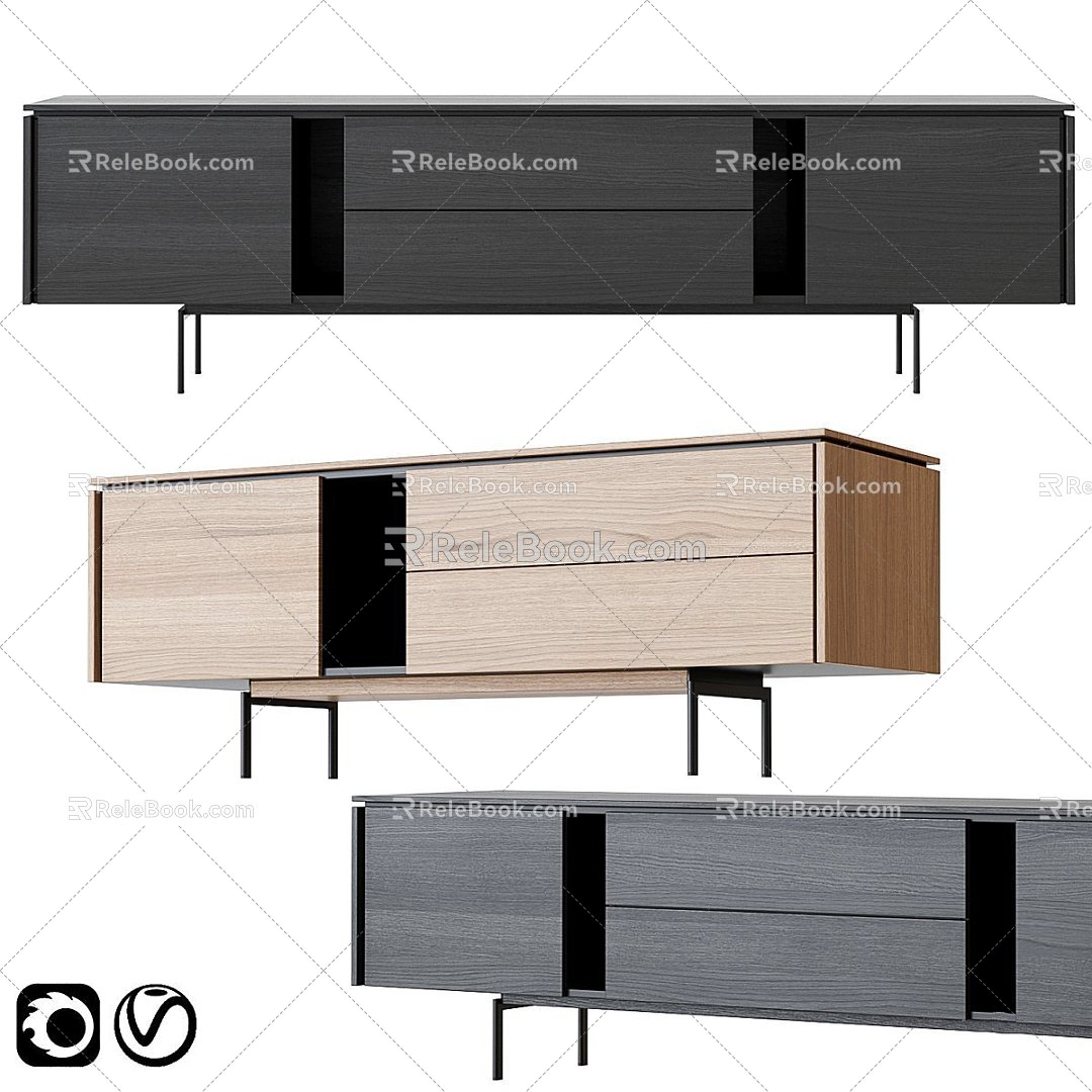 TV cabinet 3d model