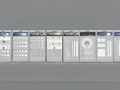 Multiple Design Display Shelves For Retail Use With Various Configurations And Storage Features 3d model