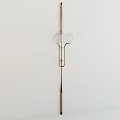 Unique Shaped Wall Light With Modern Design And Decorative Glass Shades For Home Interior