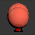 Expression package WeChat expression package cartoon expression cartoon face emoticon Yan text 3d model