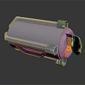 Modern Sci-Fi Equipment Sci-Fi Items Sci-Fi Components High-Tech Components 3d model