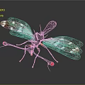 Alien Insects Sci-Fi Insects Magic Insects Strange Insects Fantasy Insects Insect Characters Game Characters 3d model