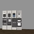 Modern direct drinking machine combination baking steamer cabinet 3d model