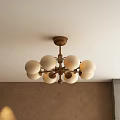 French Middle Ancient Chandelier French Middle Ancient Ceiling Lamp Modern Middle Ancient Chandelier 3d model