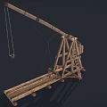 stone-throwing machine 3d model
