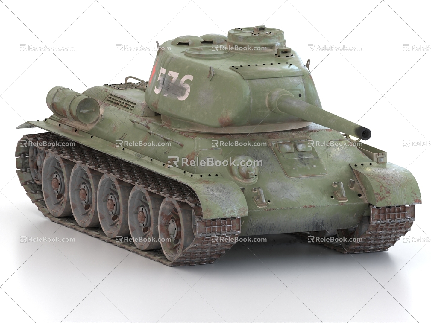 T34 Tank World War II Tank Soviet Tank Medium Tank 3d model