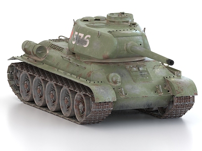 T34 Tank World War II Tank Soviet Tank Medium Tank 3d model