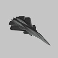 assault aircraft 3d model