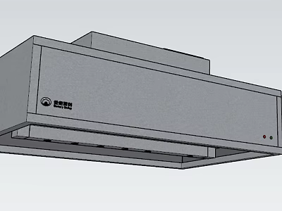 Stainless Steel Modern Kitchen Range Hood As Essential Cooking Appliance For Home Kitchens 3d model