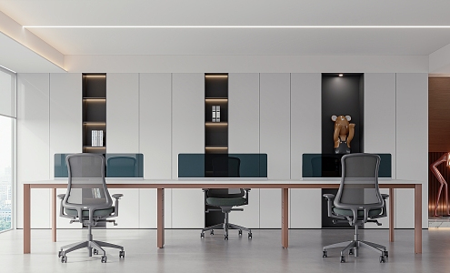 Open office area 3d model