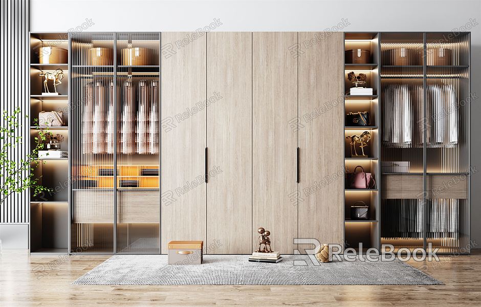 Modern wardrobe model