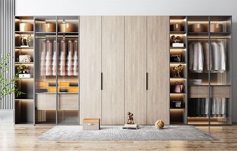 Modern wardrobe 3d model