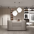 Modern Cloakroom 3d model