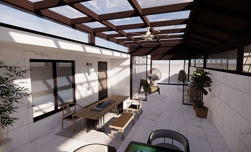 Balcony 3d model