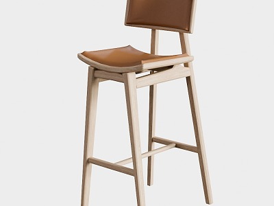 Banqueta Allegra Bar Chair 3d model