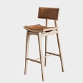 Banqueta Allegra Bar Chair 3d model