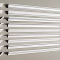 Gypsum line Gypsum line Yin corner line Yang corner line Skirting line ceiling corner line 3d model