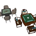Chinese Chess Table 3d model