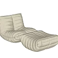 Modern Lazy Sofa Caterpillar Single Sofa 3d model