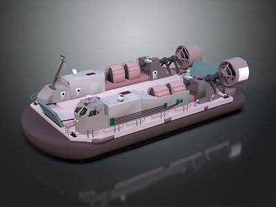 Modern boat gondola steamboat model