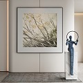 modern decorative painting 3d model