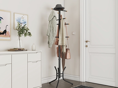 Modern coat rack model