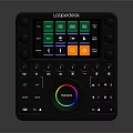 Modern Synthesizer Portable Synthesizer Mixer Reverberator 3d model