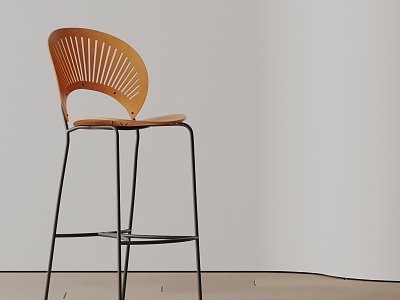 Modern Bar Chair 3d model