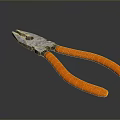 Pipe pliers vise bench vise wrench tool hardware tool processing tool furniture 3d model