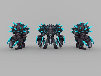 Modern Game Characters 3d model Modern Game Characters 3d model