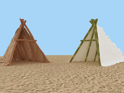 Modern Tent Original Tent Outdoor Adventure 3d model