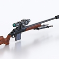 sniper rifle sniper rifle 3d model