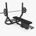 Sports Equipment Barbell Bench Press With Sturdy Steel Frame And Adjustable Seat